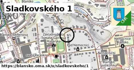 Sladkovského 1, Blansko