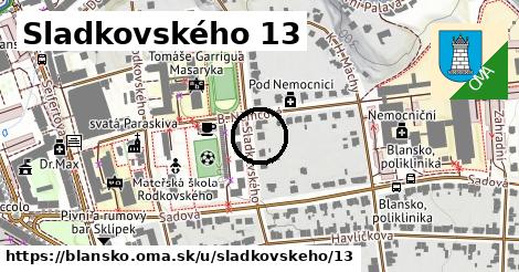 Sladkovského 13, Blansko