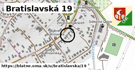 Bratislavská 19, Blatné