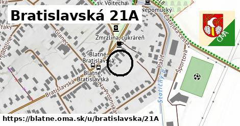 Bratislavská 21A, Blatné