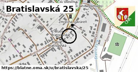 Bratislavská 25, Blatné