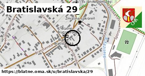 Bratislavská 29, Blatné