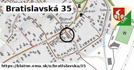 Bratislavská 35, Blatné