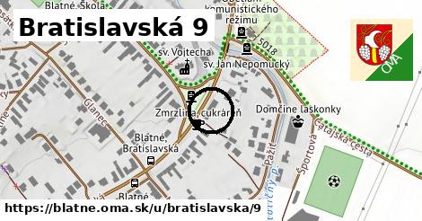 Bratislavská 9, Blatné