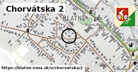 Chorvátska 2, Blatné