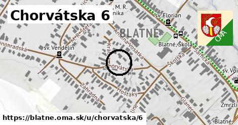 Chorvátska 6, Blatné