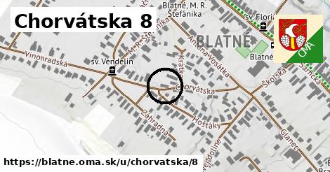 Chorvátska 8, Blatné