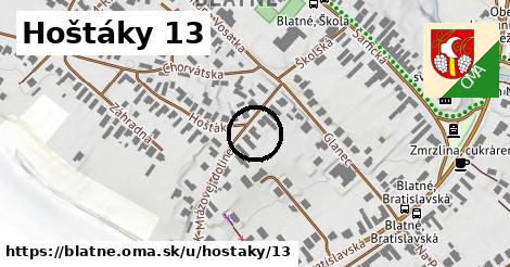 Hoštáky 13, Blatné