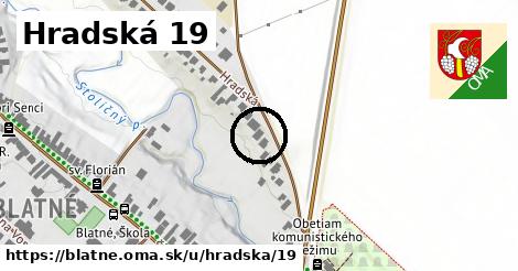 Hradská 19, Blatné