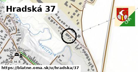 Hradská 37, Blatné