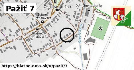 Pažiť 7, Blatné