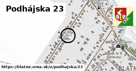 Podhájska 23, Blatné