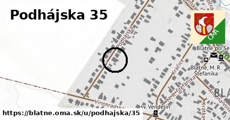 Podhájska 35, Blatné