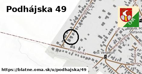 Podhájska 49, Blatné