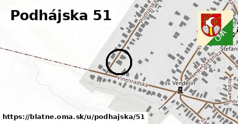 Podhájska 51, Blatné