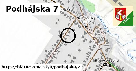 Podhájska 7, Blatné