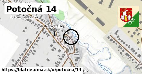 Potočná 14, Blatné