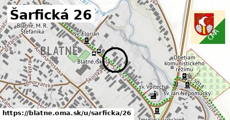 Šarfická 26, Blatné