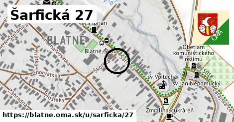 Šarfická 27, Blatné