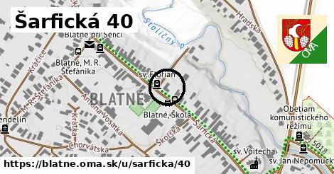 Šarfická 40, Blatné