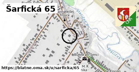 Šarfická 65, Blatné