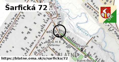 Šarfická 72, Blatné