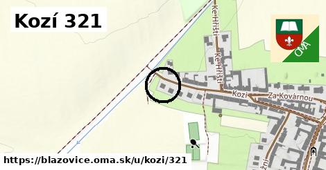 Kozí 321, Blažovice