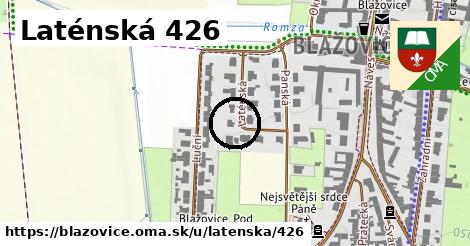 Laténská 426, Blažovice