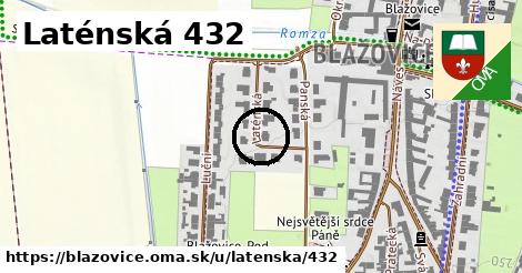 Laténská 432, Blažovice