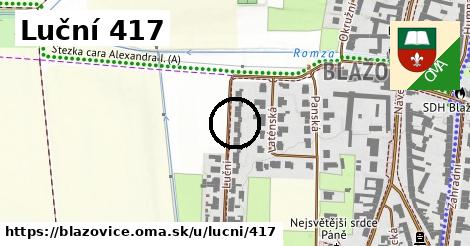 Luční 417, Blažovice