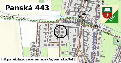 Panská 443, Blažovice