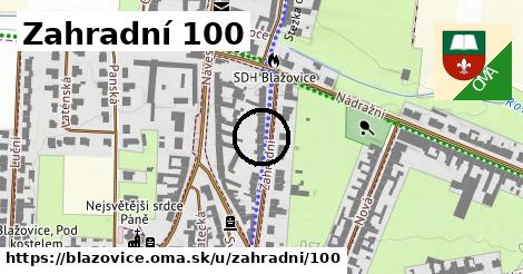 Zahradní 100, Blažovice