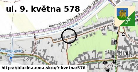 ul. 9. května 578, Blučina