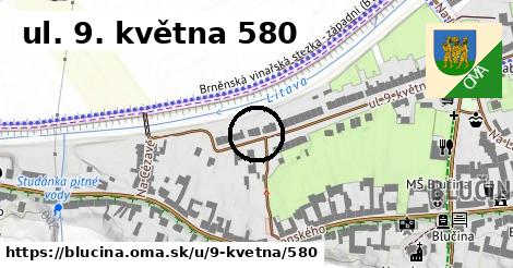 ul. 9. května 580, Blučina