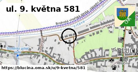 ul. 9. května 581, Blučina