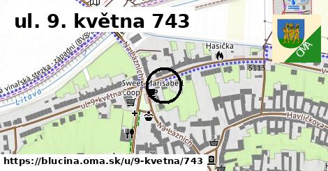 ul. 9. května 743, Blučina