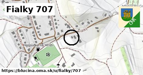 Fialky 707, Blučina