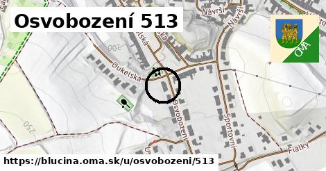 Osvobození 513, Blučina