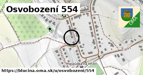 Osvobození 554, Blučina