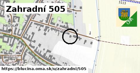 Zahradní 505, Blučina