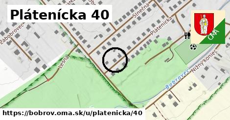 Plátenícka 40, Bobrov