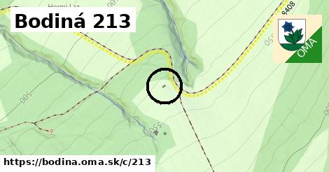 Bodiná <span class="supisne">213</span>