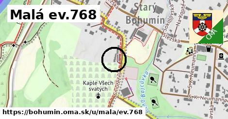 Malá ev.768, Bohumín