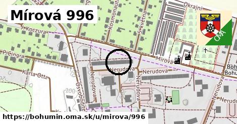 Mírová 996, Bohumín