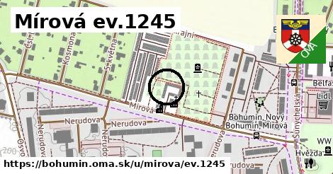 Mírová ev.1245, Bohumín