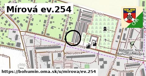 Mírová ev.254, Bohumín