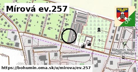 Mírová ev.257, Bohumín