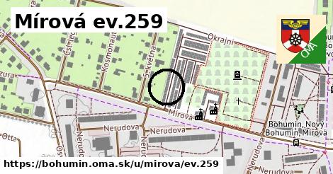 Mírová ev.259, Bohumín