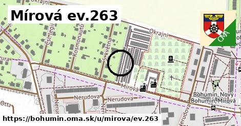 Mírová ev.263, Bohumín