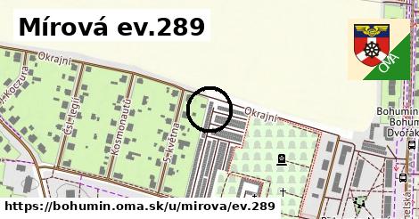 Mírová ev.289, Bohumín